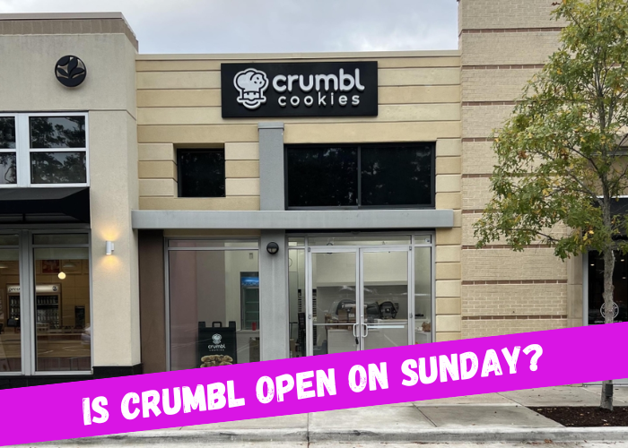 is crumbl open on sunday?